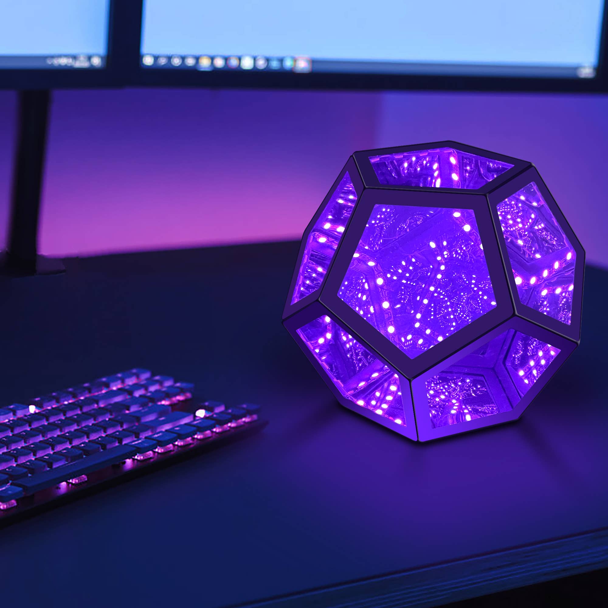 EP Design Lab - Wholesale Night Light - RGB Color-changing Infinity Dodecahedron Geometric Lamp5