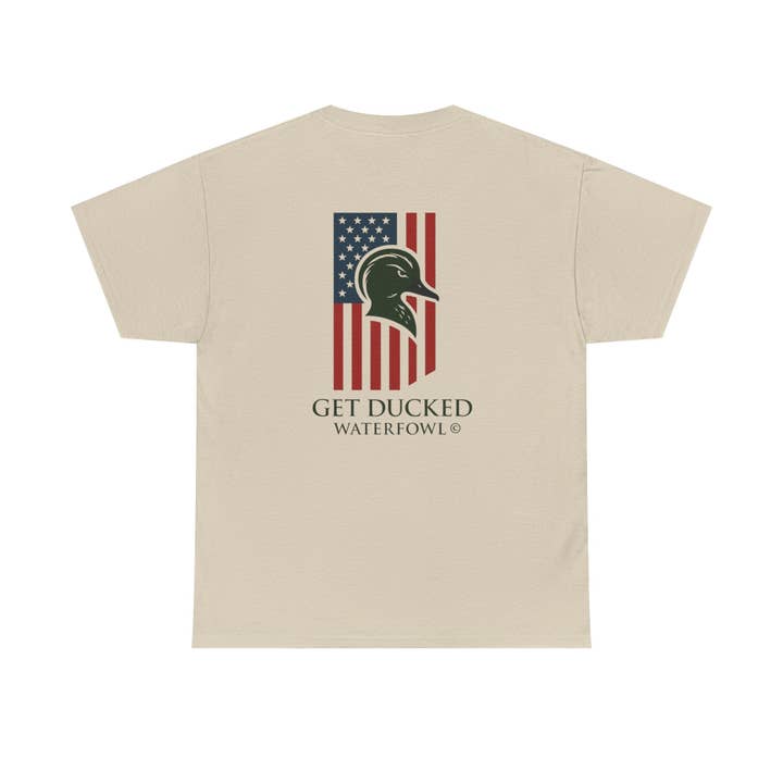 Patriot Edition — Classic Flag & Classic Logo *Printed in-house. Never outsourced* for wholesale by Get Ducked Waterfowl