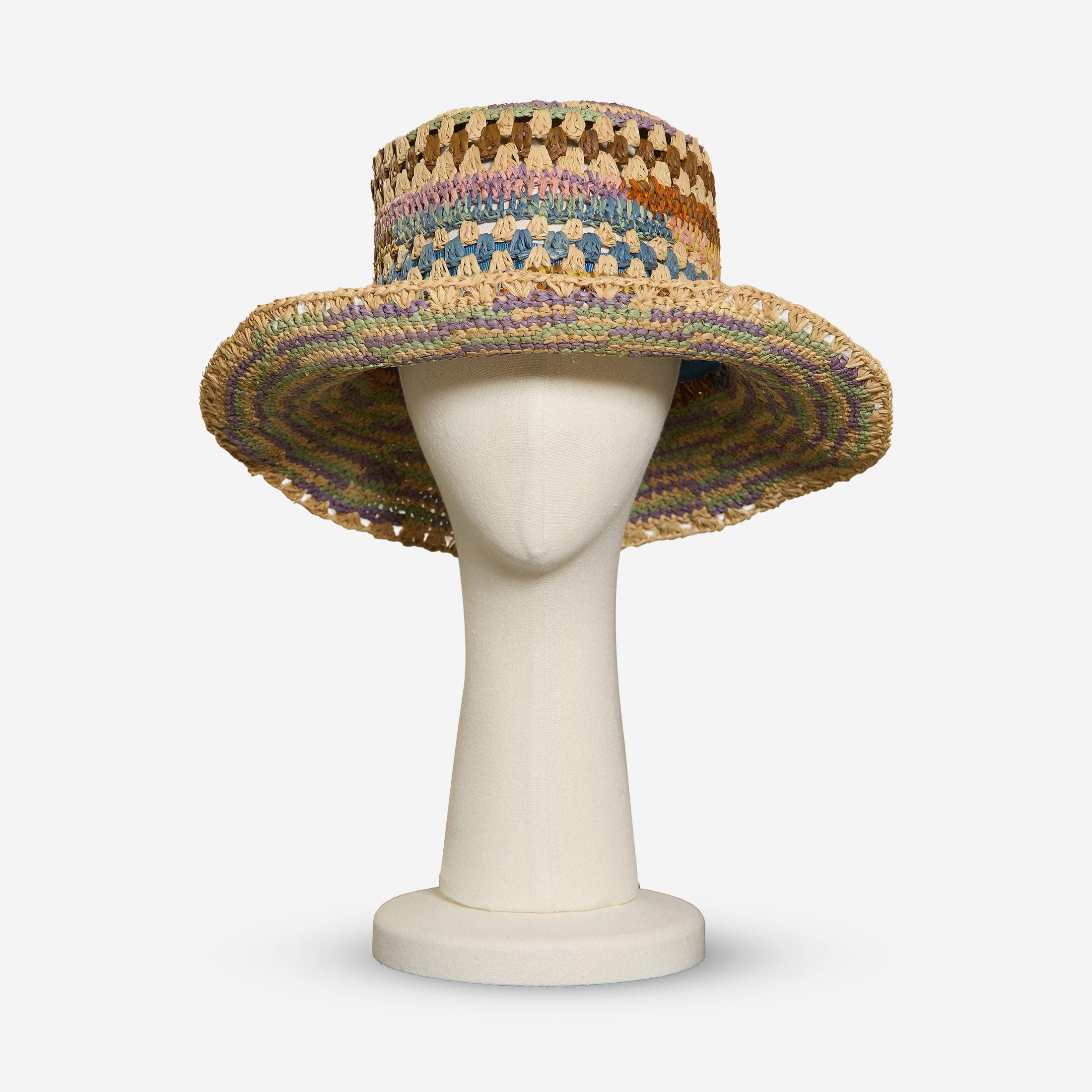 Fortissimo – Engroshandel Klokkehat – Kvinder – Hæklet hat i 100% halm3