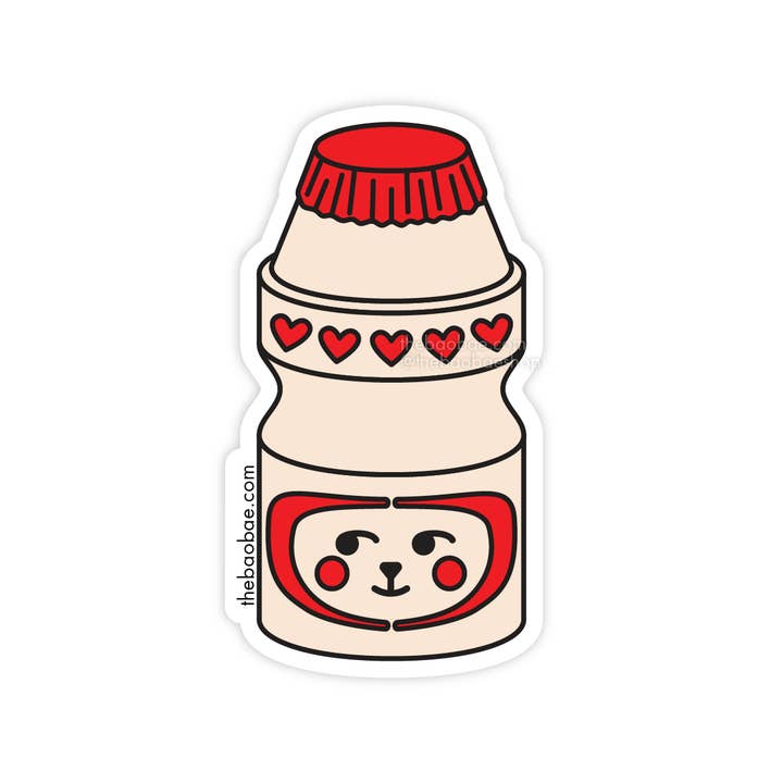 Yakult-klistermärke för wholesale av The Bao Bae