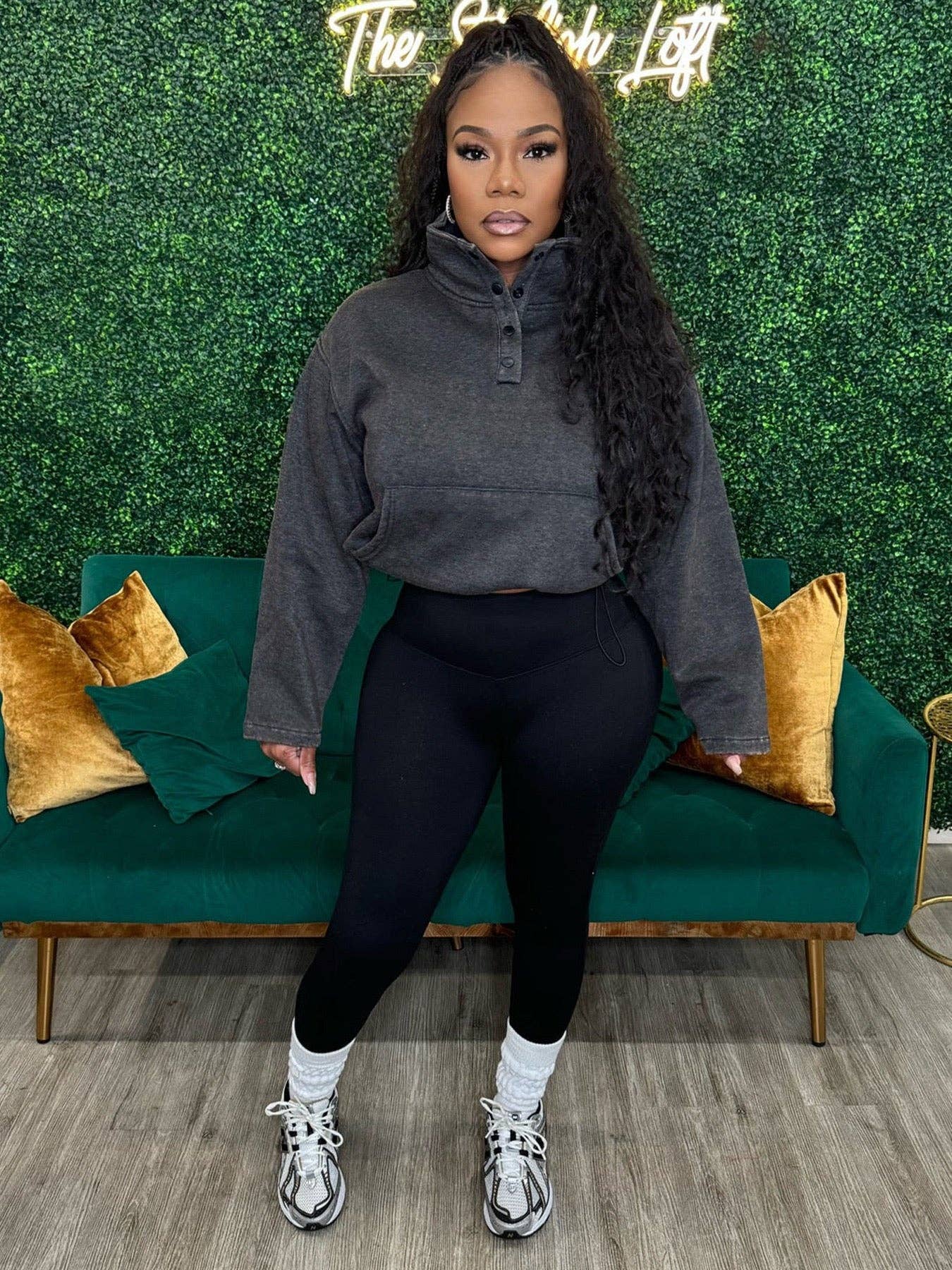 MB Fashion Wholesale - Wholesale Lounge Set - Women's - MB FASHION Fleece Pullover and High-Waist Leggings Set 40691