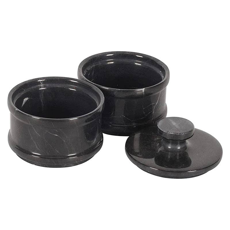 Adorn Marmor - Wholesale Zout-en pepersetje - Handgemaakte marmeren zoutkelder met deksel12