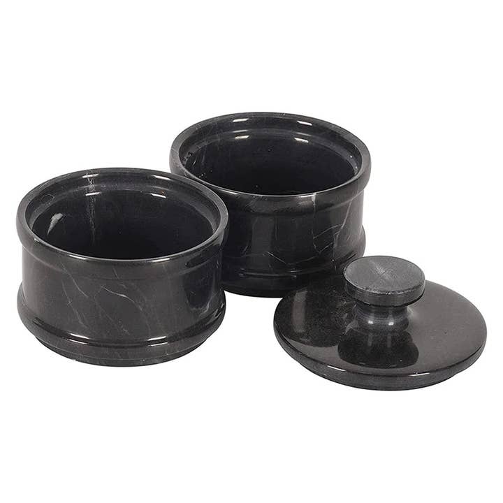 Adorn Marmor - Wholesale Zout-en pepersetje - Handgemaakte marmeren zoutkelder met deksel12