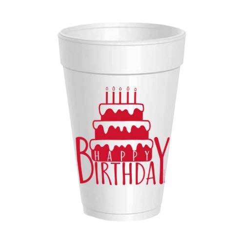 Birthday Layer Cake - 10 pack for wholesale by Sassy Cups