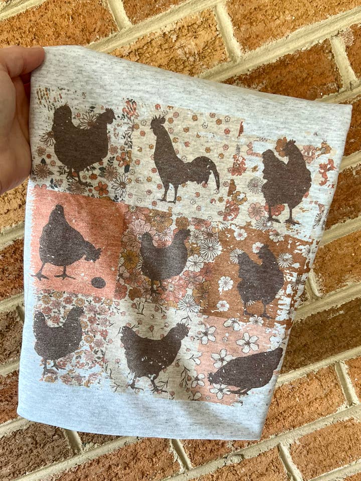 Retro kyckling Tee för wholesale av SGB Wholesale