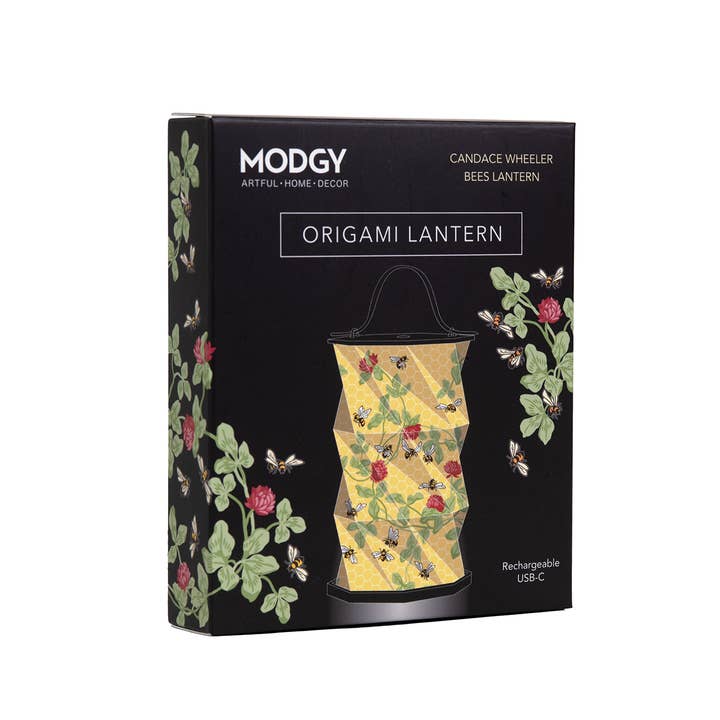 Modgy - Wholesale Lantern - Modgy Candace Wheeler Bees Origami Lantern