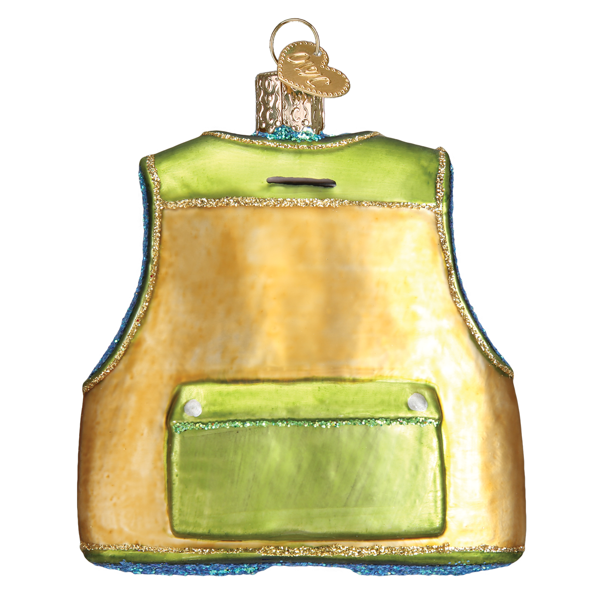 Old World Christmas - Wholesale Ornament - Fishing Vest Ornament2