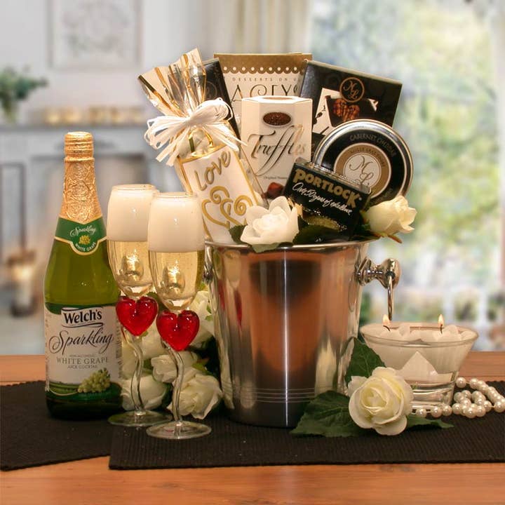 Romantic Evening For Two Gift Basket for wholesale by Gift Basket Drop Shipping