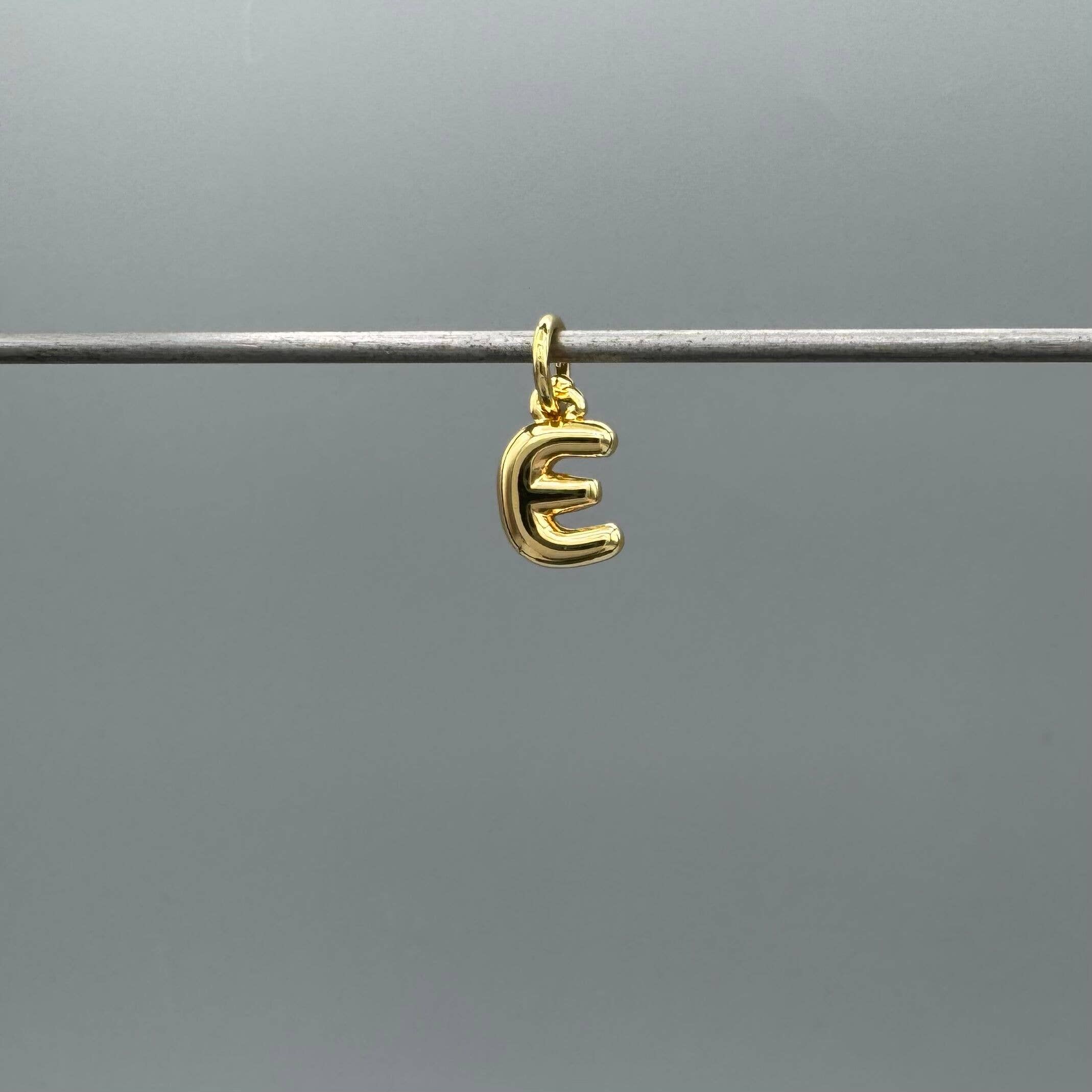 Something Silver - Wholesale Individual Charm/Pendant - Perfect Balloon Bubble Letter Initial Charm1