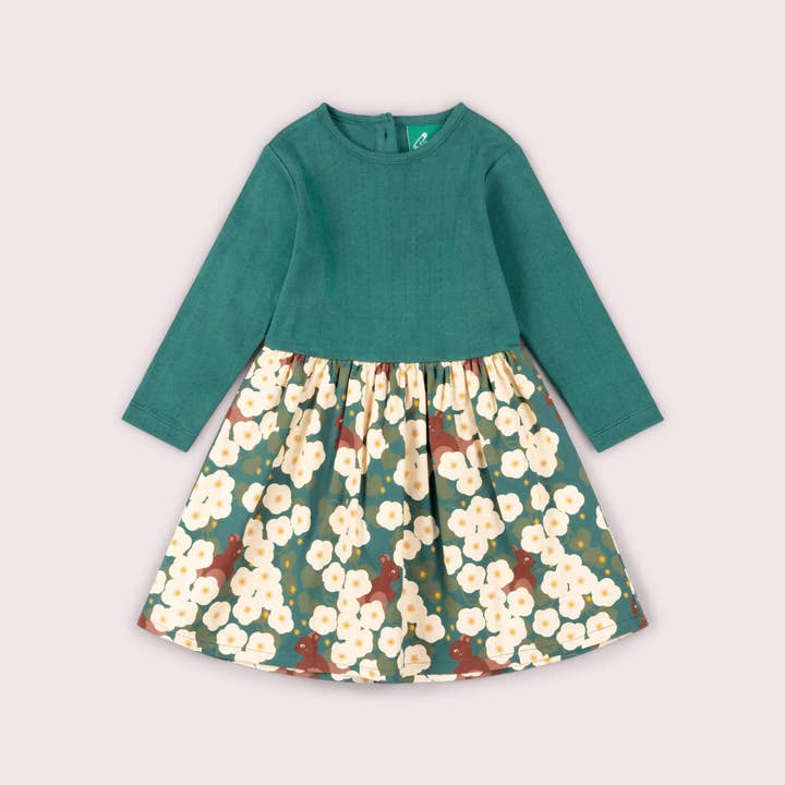 Hedgerow Long Sleeve Twirler Dress for wholesale by Little Green Radicals