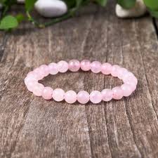 8mm Rose Quartz Beaded Bracelet for wholesale by Mustard Seed Acquisitions
