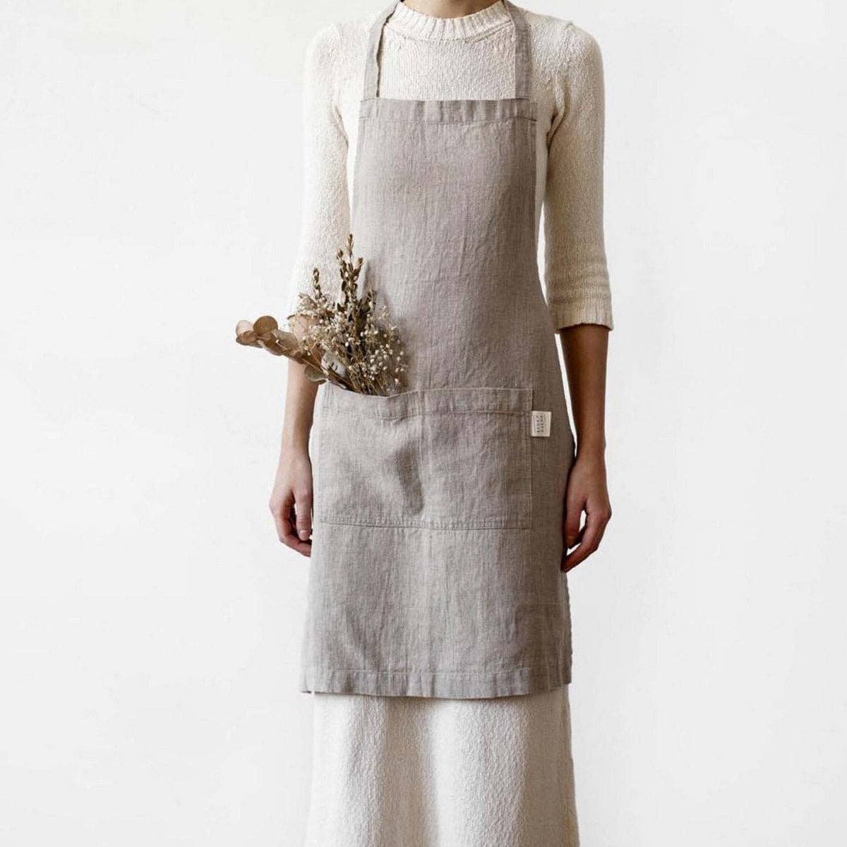 Bloomist - Wholesale Apron - Washed Linen Apron1