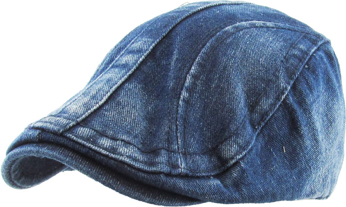 KBETHOS - Wholesale Newsboy/Schoolboy Hat - Men's - CLASSIC WASHED NEWSBOY IVY7