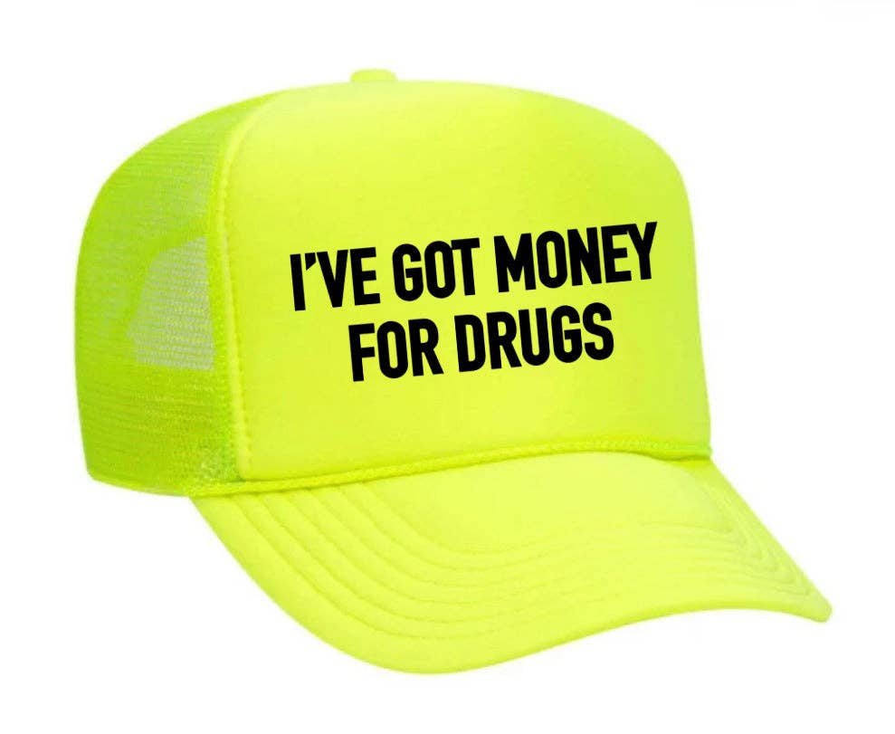 Inappropriate Trucker Hats – Großhandel Trucker-Cap – Unisex – Ich habe Geld für Drugs Trucker Hat12