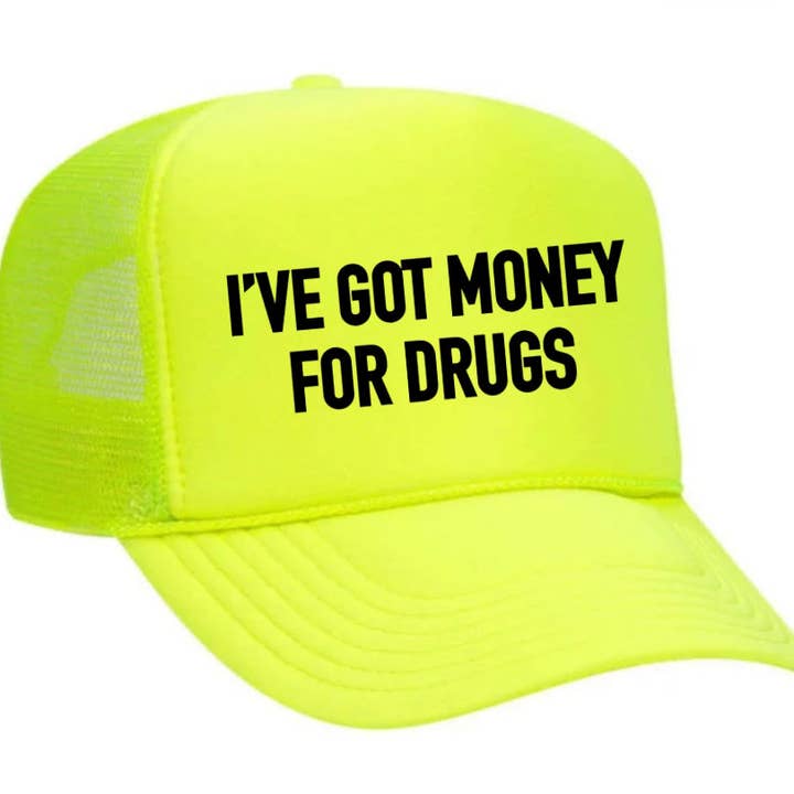 Inappropriate Trucker Hats - Vente Casquette de camionneur – unisexe - Casquette de camionneur I've Got Money for Drugs12