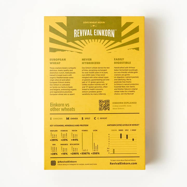 Revival Einkorn - Wholesale Crackers - Artisan’s Daily Crackers4