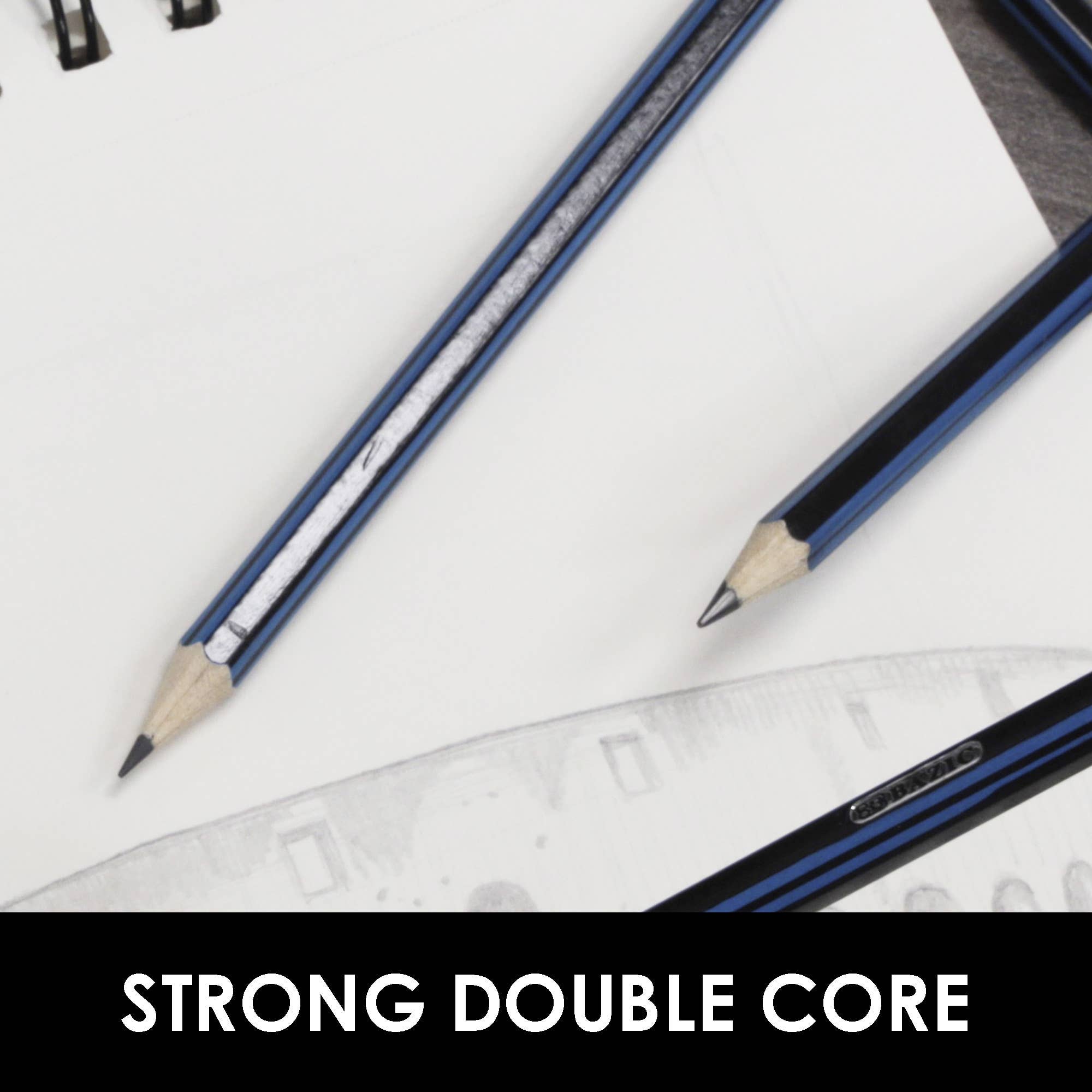 BAZIC Products - Wholesale Pencil - Sketching Pencil Set Design & Drafting (6 Assortment)4