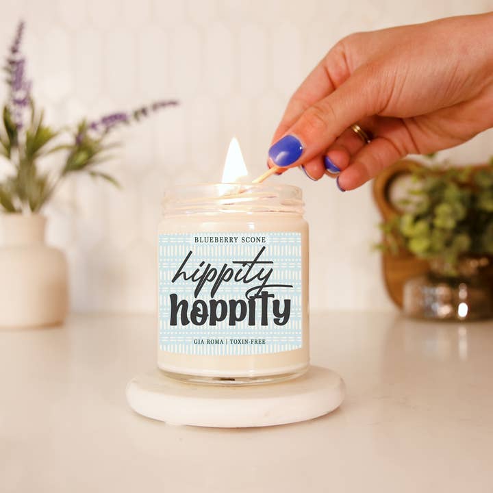 Gia Roma - Vendita all'ingrosso Candela in vasetto - Candele pasquali retrò con graziosi barattoli profumati alla soia primaverile38