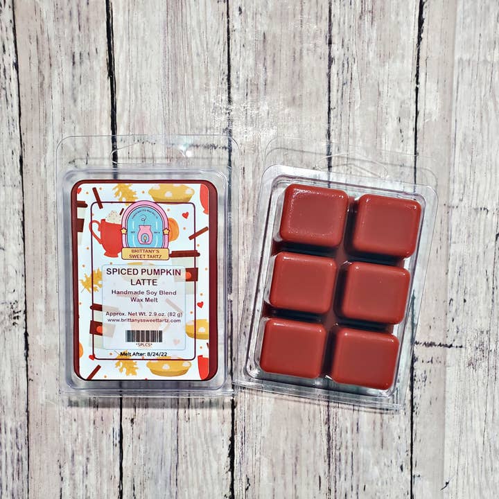 Spiced Pumpkin Latte Wax Melt for wholesale by Brittany's Sweet Tartz