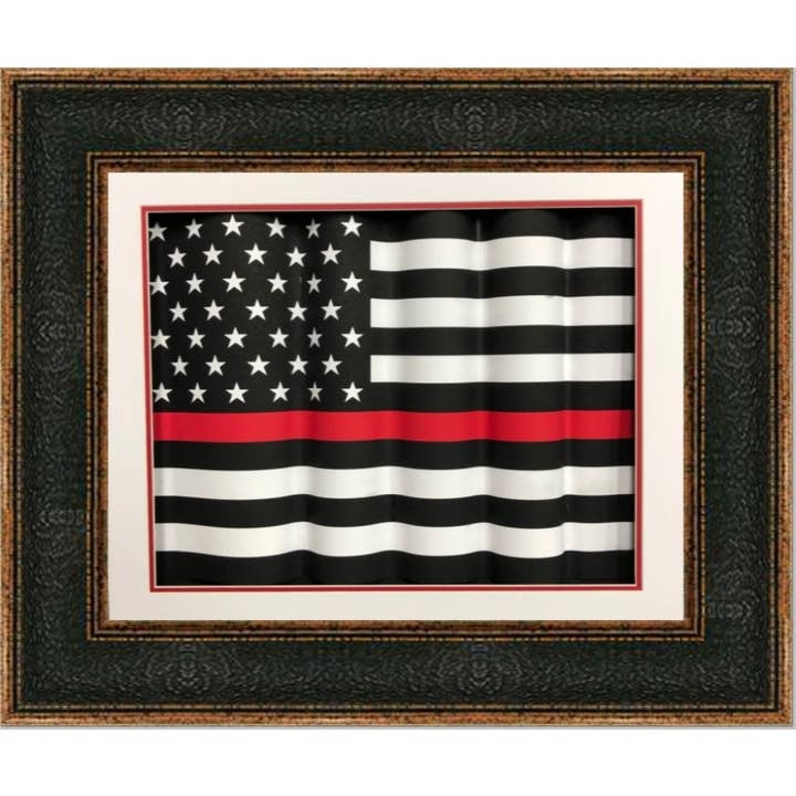 Wavy Fireman Flag (clean) for wholesale by Picture King