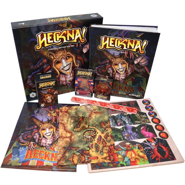 Heckna! Campaign Setting: 5e D&D (Box Set) for wholesale by Hit Point Press