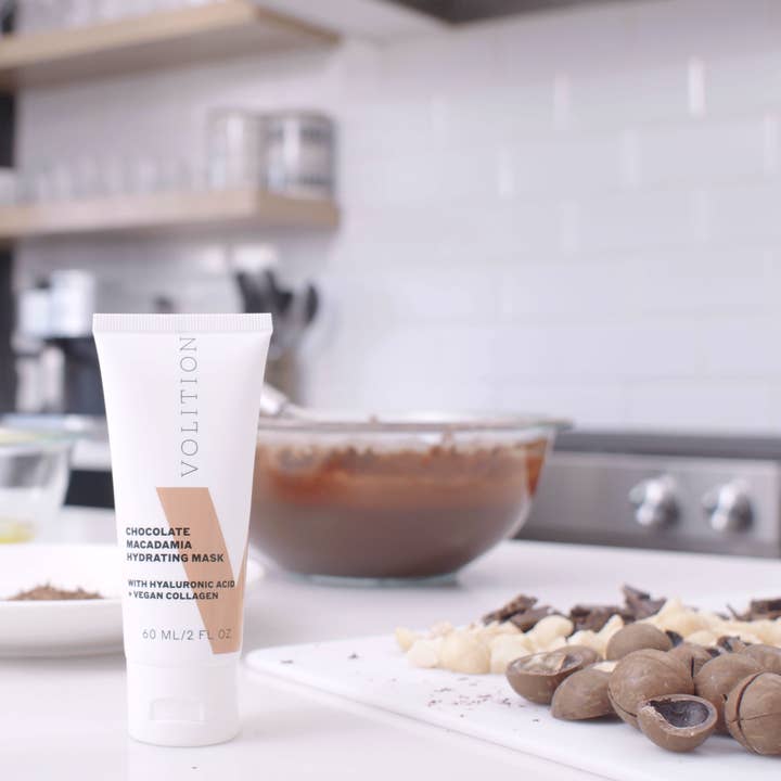 Volition Beauty - Wholesale Skincare Face Mask - Chocolate Macadamia Hydrating Mask6