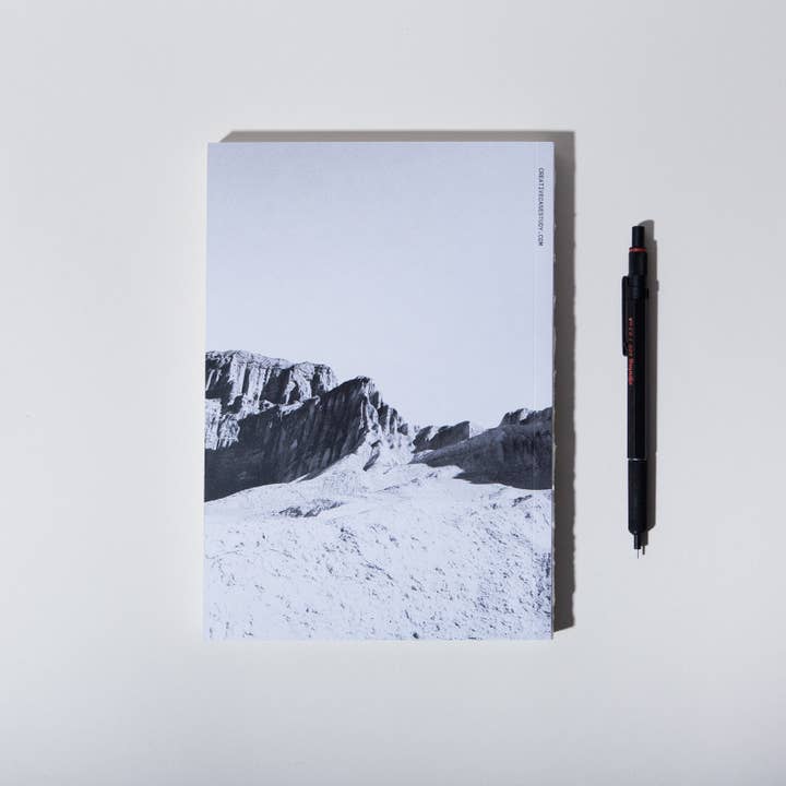 Case Study - Wholesale Notebook - Minimal Layflat Notebook – A5 Blank Journal with Exposed Binding & Photo Cover of the Desert2