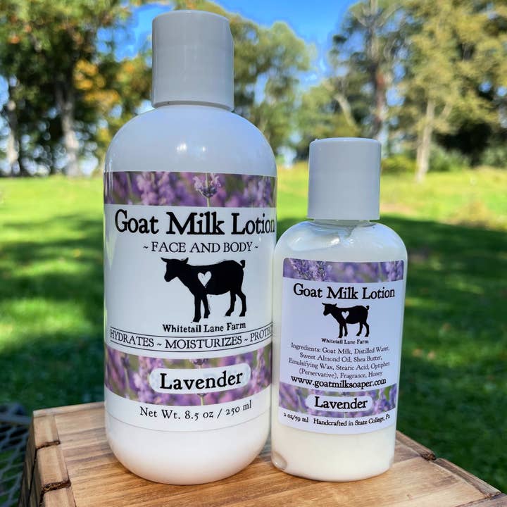 Whitetail Lane Farm Goat Milk Soap - Wholesale Body Cream/Lotion - Goat Milk Lotion Lavender