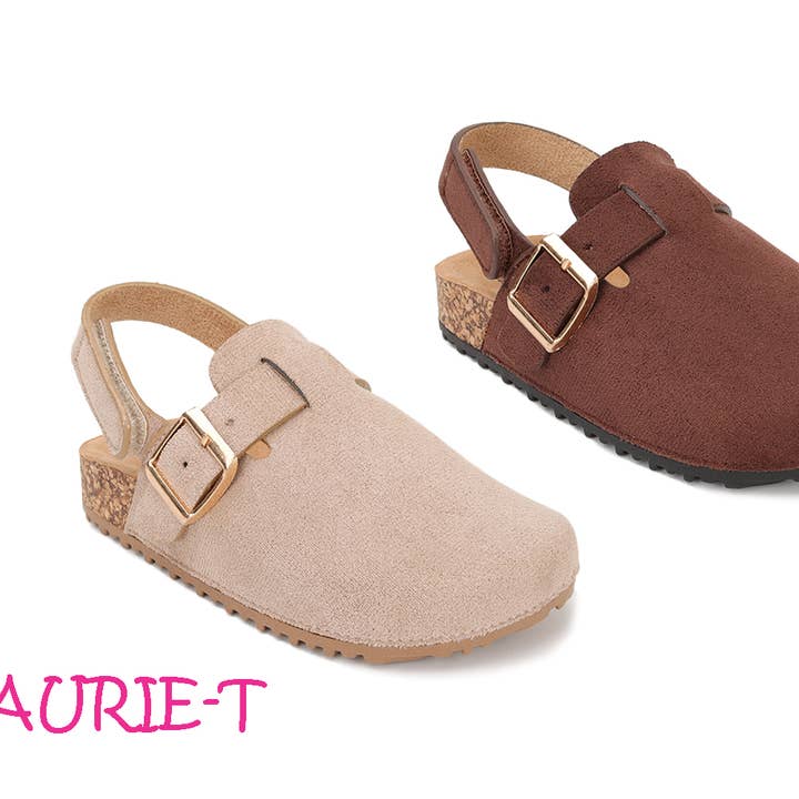 YOKI Toddlers Casual Backstrap Clog With Buckle for wholesale by Yoki Girls