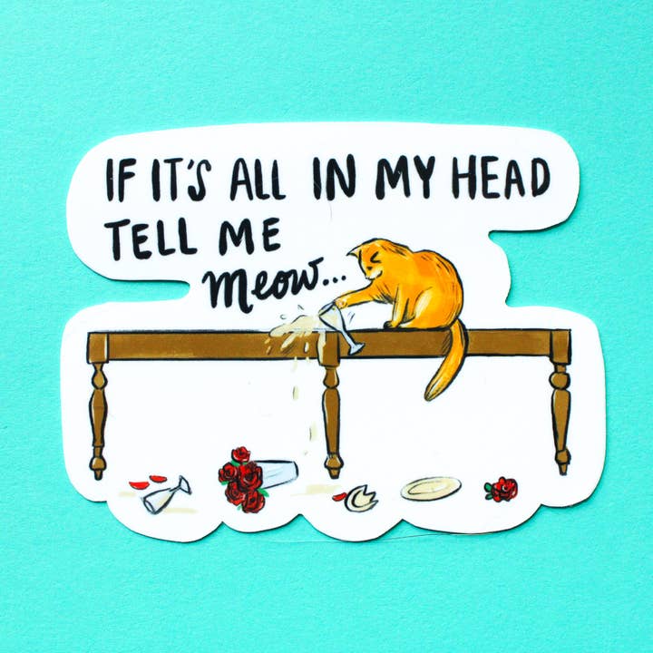 Adesivo em vinil Tolerit Cat por atacado de Amy Hartelust Art and Illustration