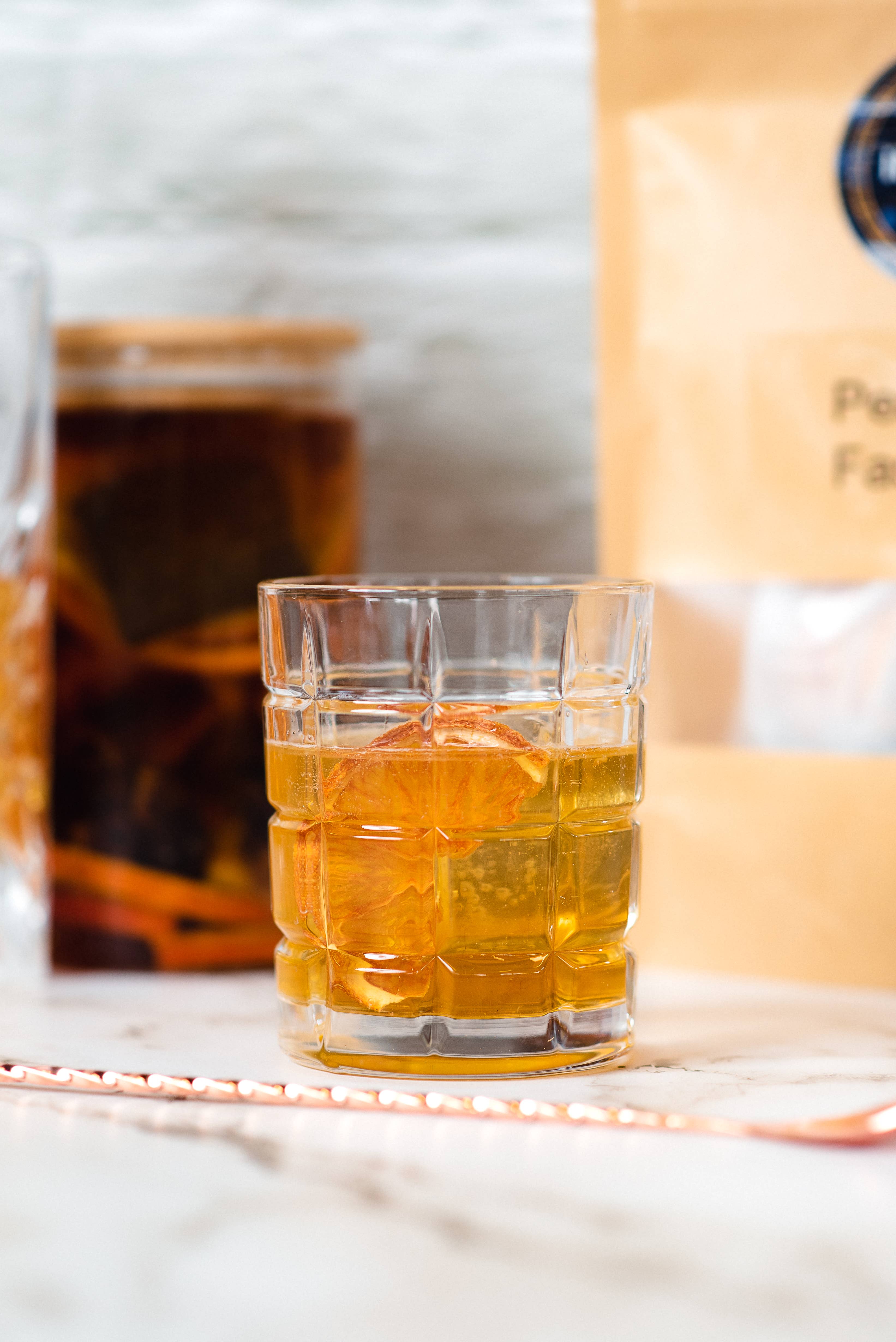 Spirits WIth Smoke - Wholesale Cocktail Mix/Syrup - Peach Old Fashioned - Cocktail Infusion Kit - Ready to Mix 2