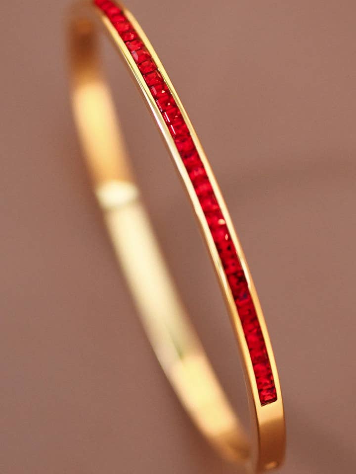 18K Guldbelagt Vandtæt Rustfrit Stål Armbånd - 7611 for engroshandel hos Mia Accessories