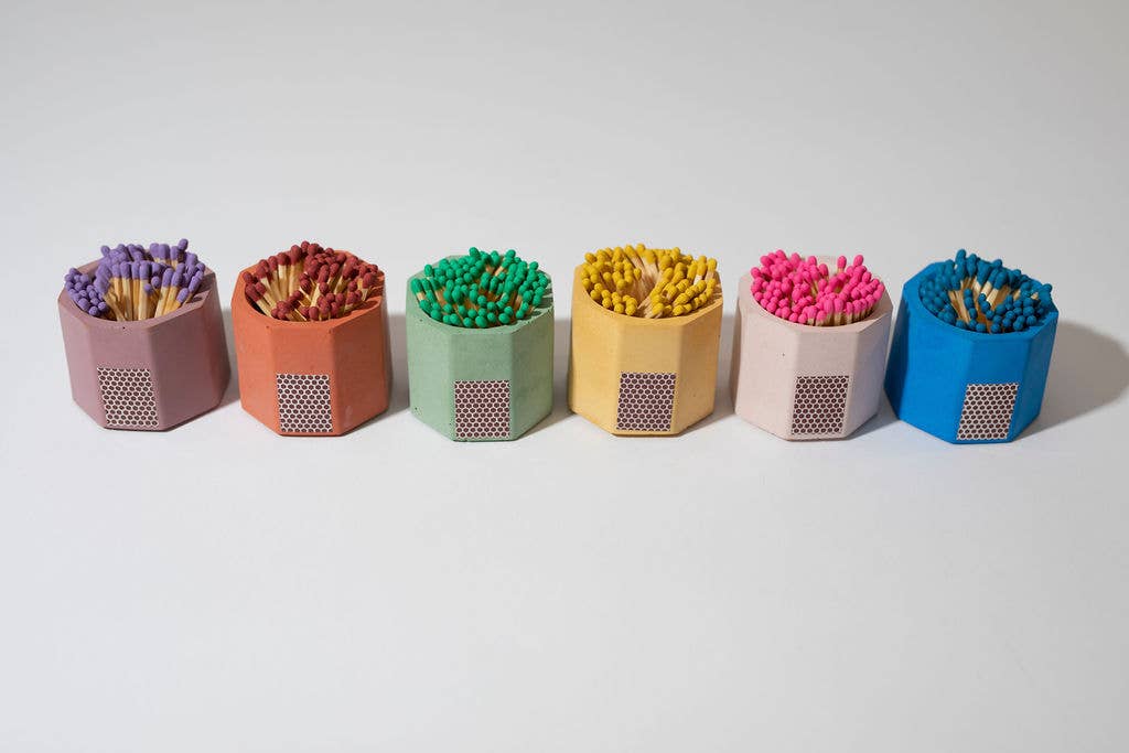 Tenn Prairie - Wholesale Match Holder - Concrete Match Holder – Modern Design with 2-Inch Safety Matches8