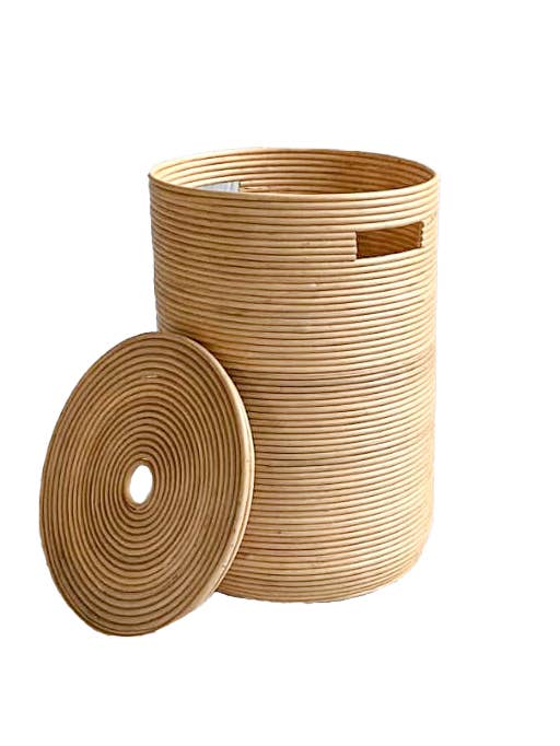 Pencil Reed Laundry Basket for wholesale by Asian Accents