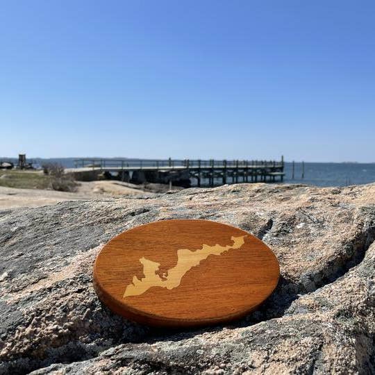 Hitch Cover - Location - Fishers Island for wholesale by Stonington Designs/Hitch-Crafter