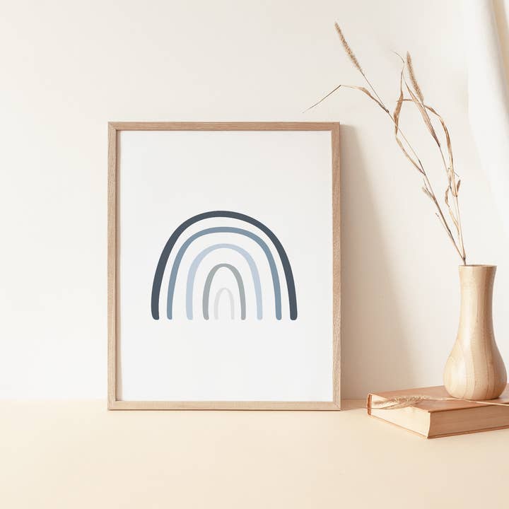 Blue Rainbow — 8x10 Art Print for wholesale by Agricola Studio