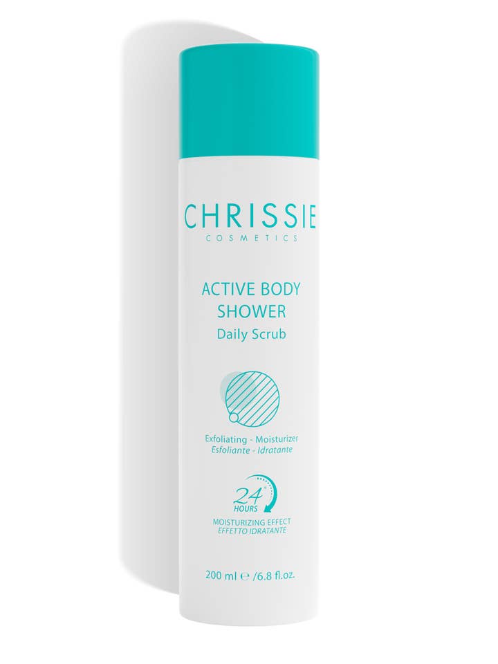 Active Body Shower Daily Scrub per la vendita all'ingrosso da parte di Chrissie Cosmetics