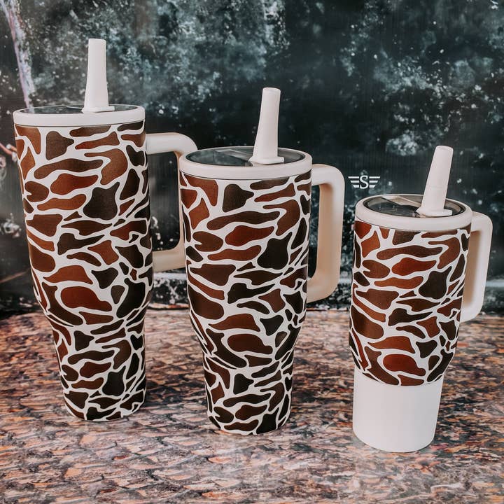 Flying S Company - Wholesale Insulated Mug/Tumbler - Duck Camo Flip Lid Tumbler5