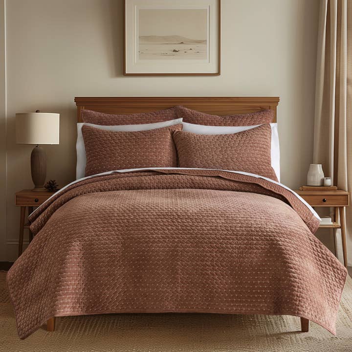 Levtex Home - Wholesale Bedding Set - Velvet Stitch Quilt Set