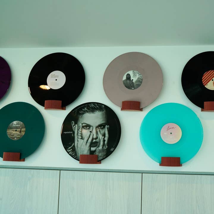 Rosebud Homegoods - Vendita all'ingrosso Mensole da parete - Moderno espositore per dischi in vinile, visualizza facilmente i dischi