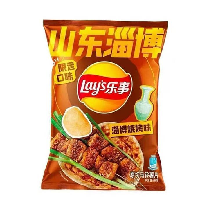 L&F Universal Goods - Wholesale Chips - Lay’s Chips Zibo BBQ 22/70g (CHINA)0