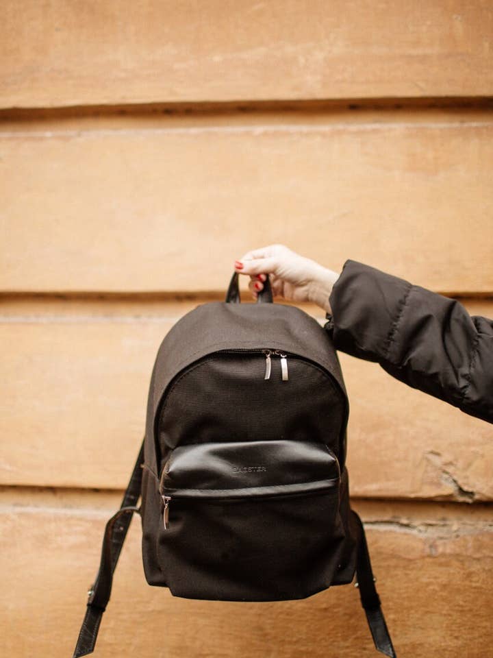 Minimalist City Rucksack - Mochila Hipster em pele para Wome por atacado de Bagster