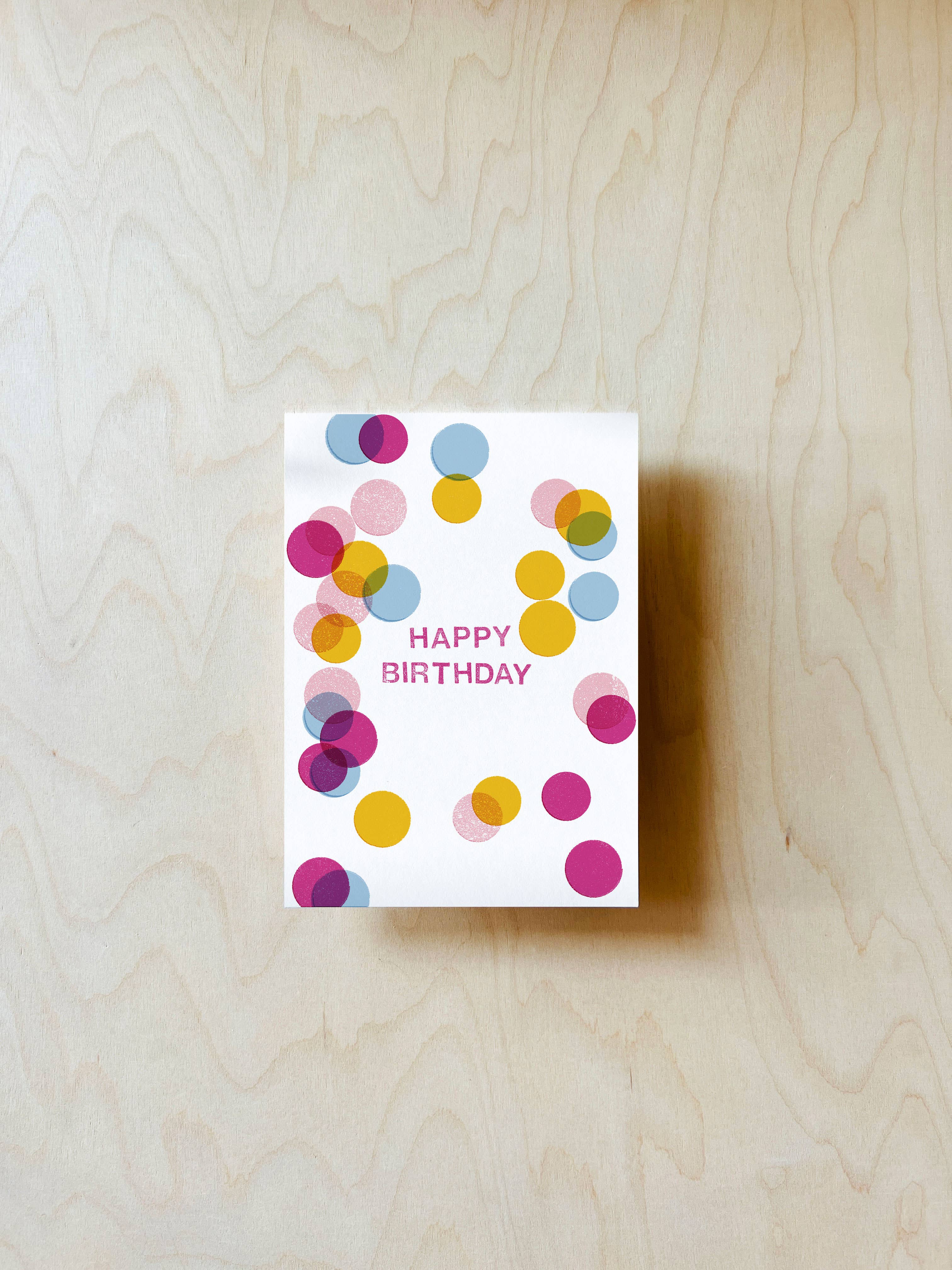 jungwiealt - Wholesale Birthday Card - Birthday Confetti Postcard DIN A62
