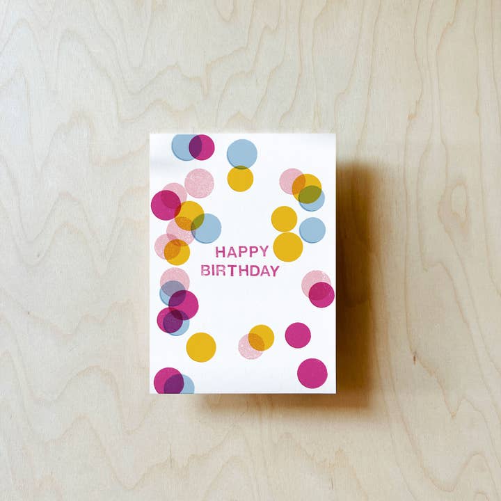 jungwiealt - Wholesale Birthday Card - Birthday Confetti Postcard DIN A62