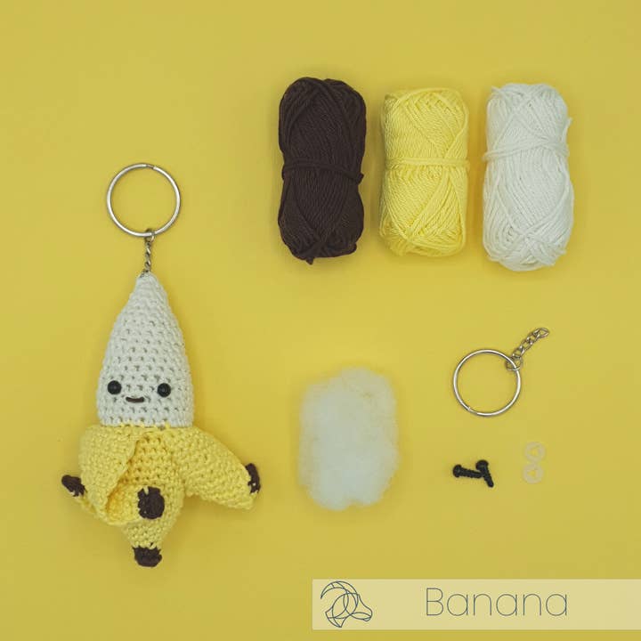 Hardicraft - Wholesale Knitting/Crochet Supplies - DIY Crochet Kit - Banana3