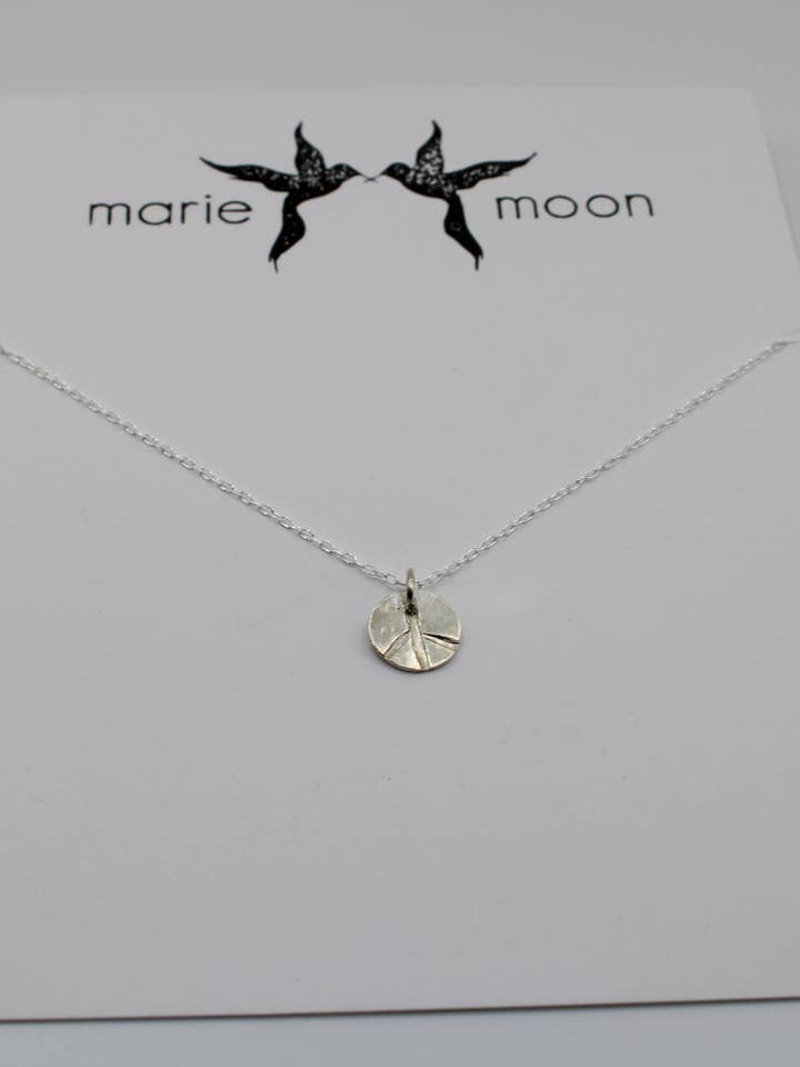 Peace Necklace for wholesale by Marie Moon Design Co