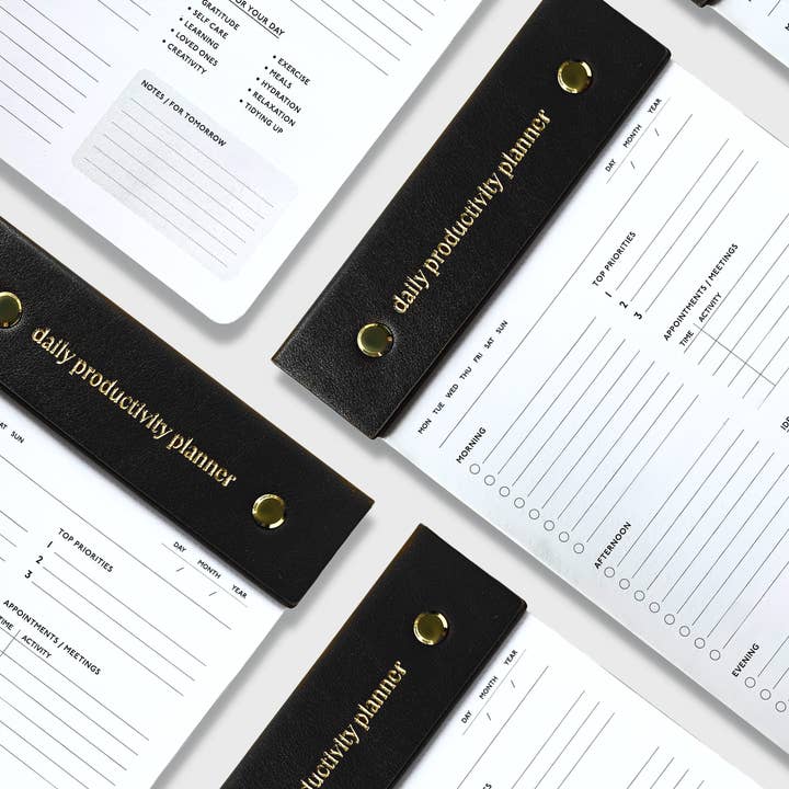 Kind of Productive - Wholesale Planner - Daily Productivity Planner (Black)3