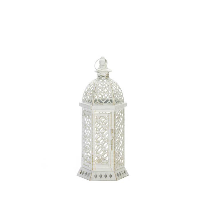 Zingz Home - Wholesale Lantern - Cutwork Hexagon Lantern