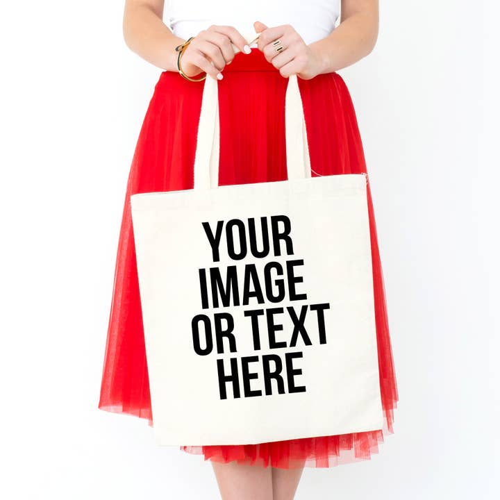 Custom Tote Bag for wholesale by Joyful Moose