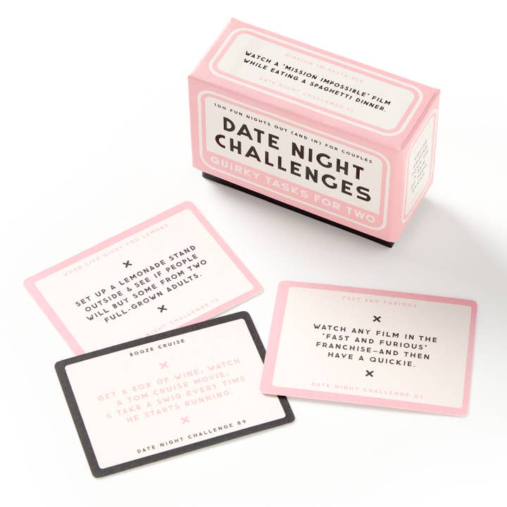 Chronicle Books - Wholesale Card Game - Brass Monkey Date Night Challenges